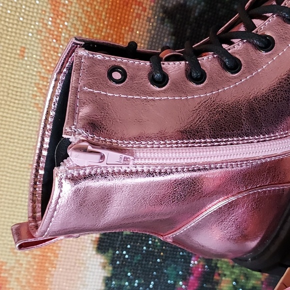 Girls Madden NYC Lug Bootom Combat Boot - Picture 7 of 15